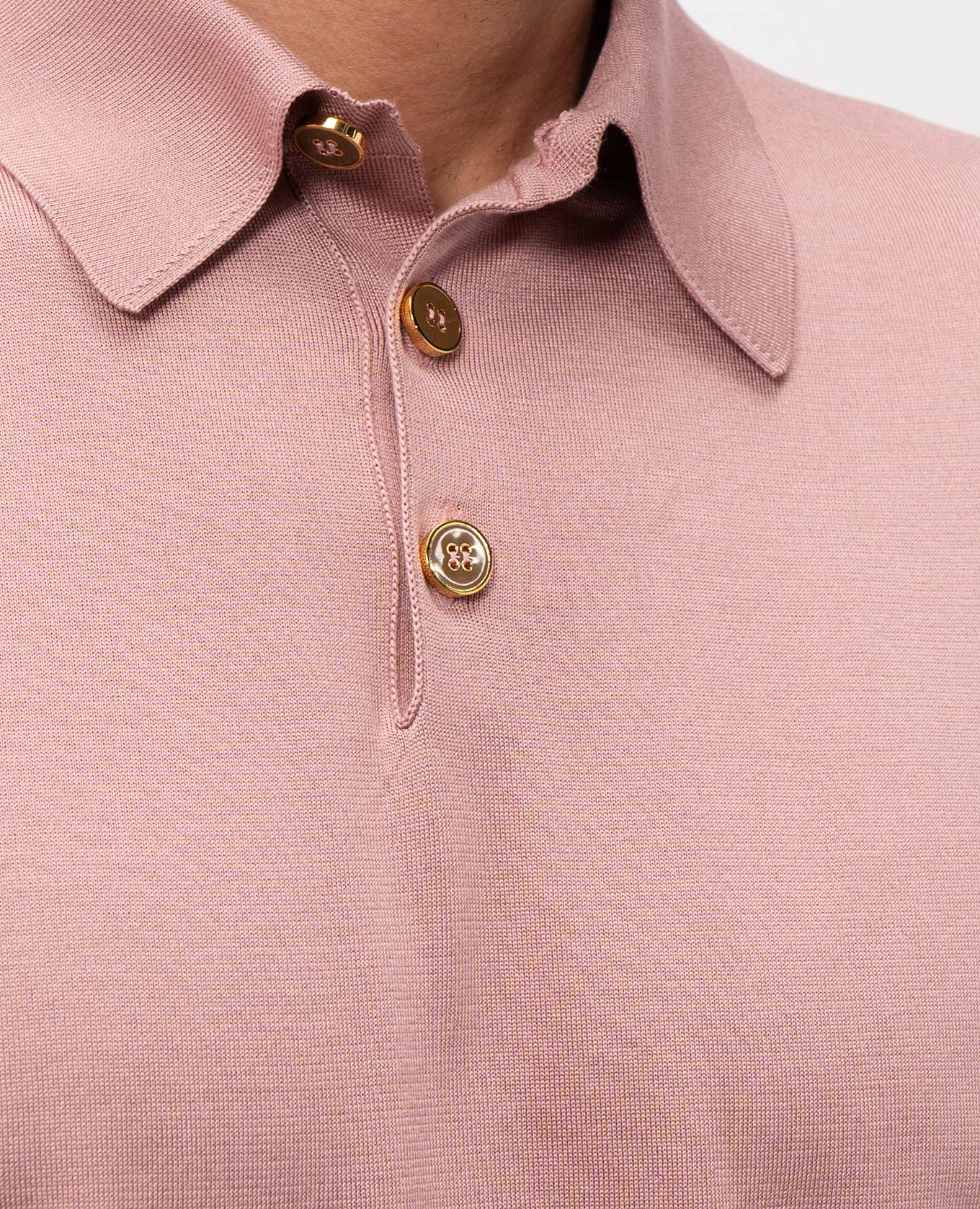Pink silk polo shirt with DG logo embroidery Dolce&Gabbana 5