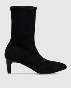 Officine Creative Black suede ankle boots SUZY SUZY004NERO