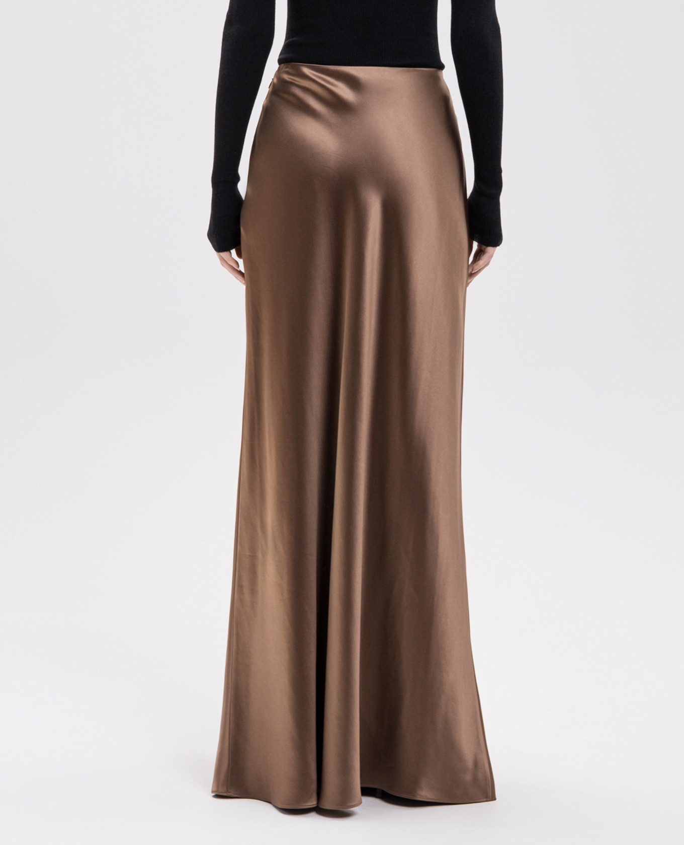 Nella brown maxi skirt Simkhai 4