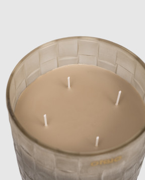 Onno Chess M candle with Precious Oud scent in a glass candle holder ON786PO