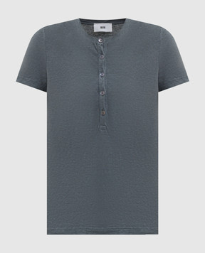 Solotre Gray linen t-shirt M1AB0132