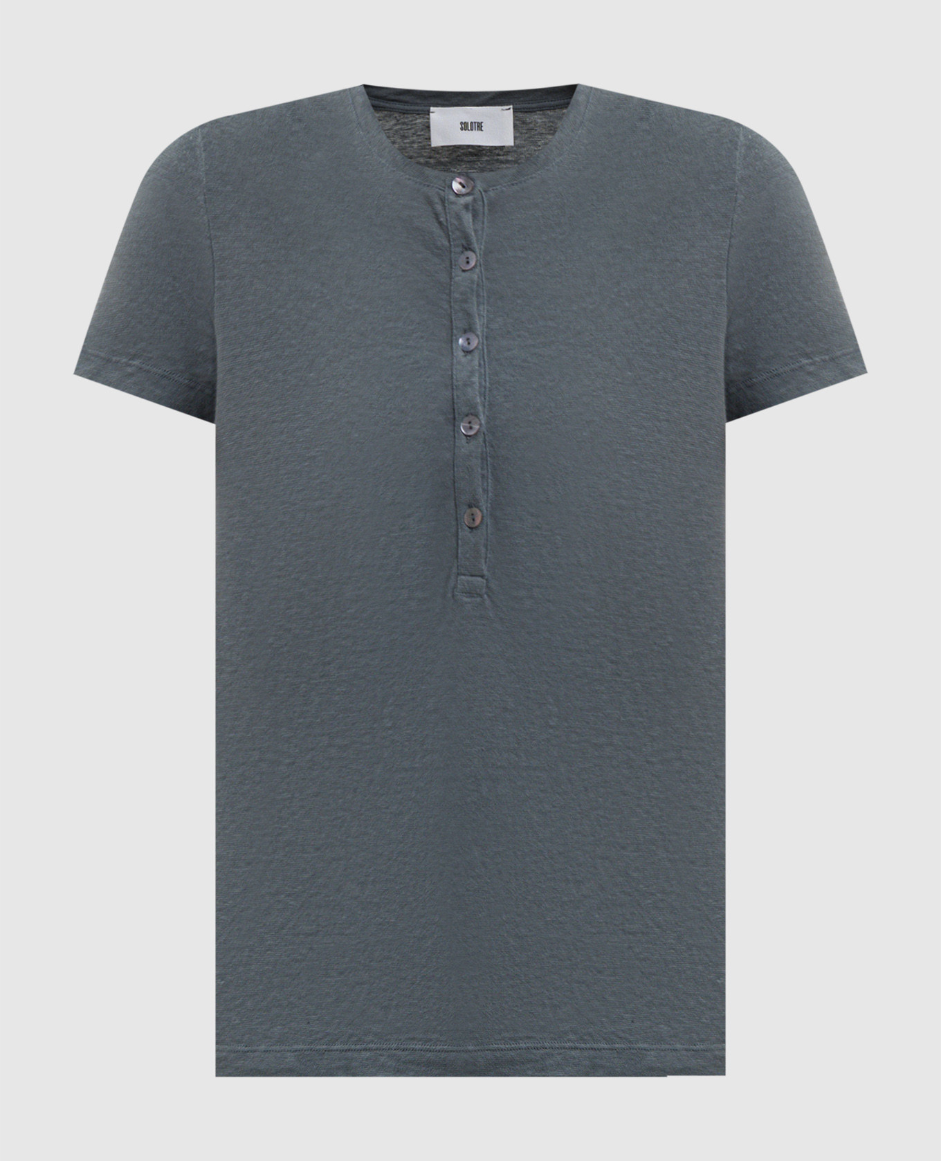 Gray linen t-shirt