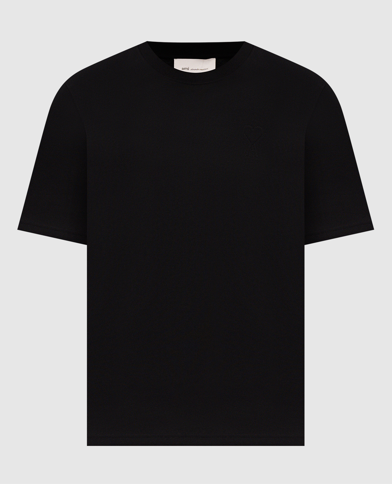 Black T-shirt with emblem