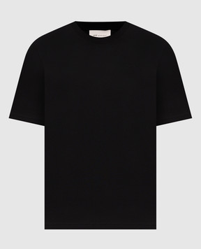 Ami Paris Black T-shirt with emblem UTS357726m