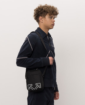 Off-White Black bag with emblem OWMNQ07F26FB01