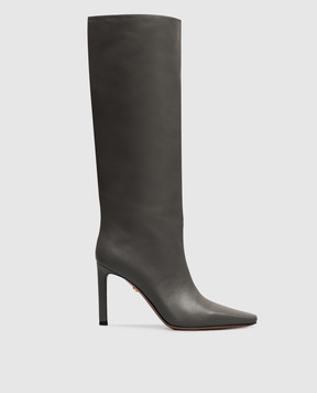 Babe Pay Pls Gray leather boots 523914KO2664