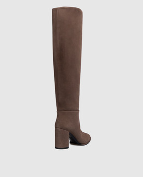 Le Silla Beige suede Elsa over-the-knee boots 7060C080RDPPPOW
