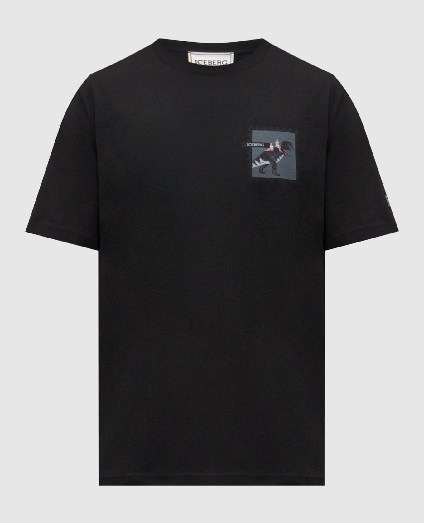 Black T-shirt with print