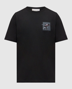 Iceberg Black T-shirt with print F027627A