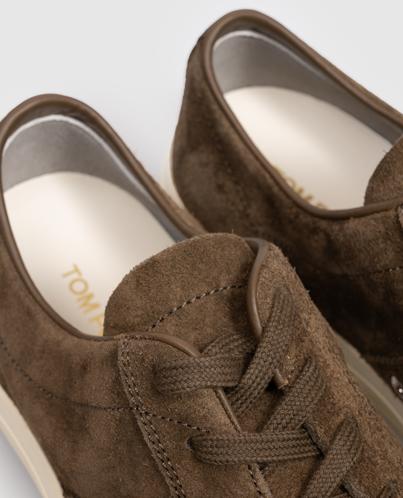 Brown suede Cambridge sneakers Tom Ford 5