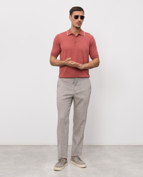 Peserico Pink polo R59476F149173N
