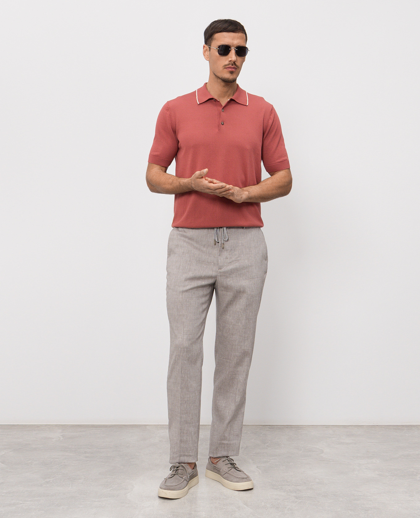Pink polo Peserico 2