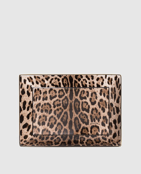 Dolce&Gabbana Leopard print porcelain dish TCC199TCAMU