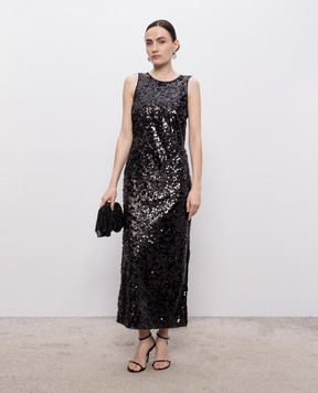 Peserico Black sequin dress E021936801C