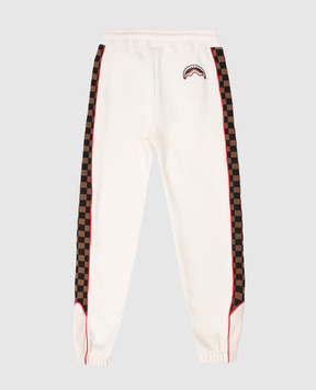 Sprayground Children's beige joggers with logo SPY1298EIVO