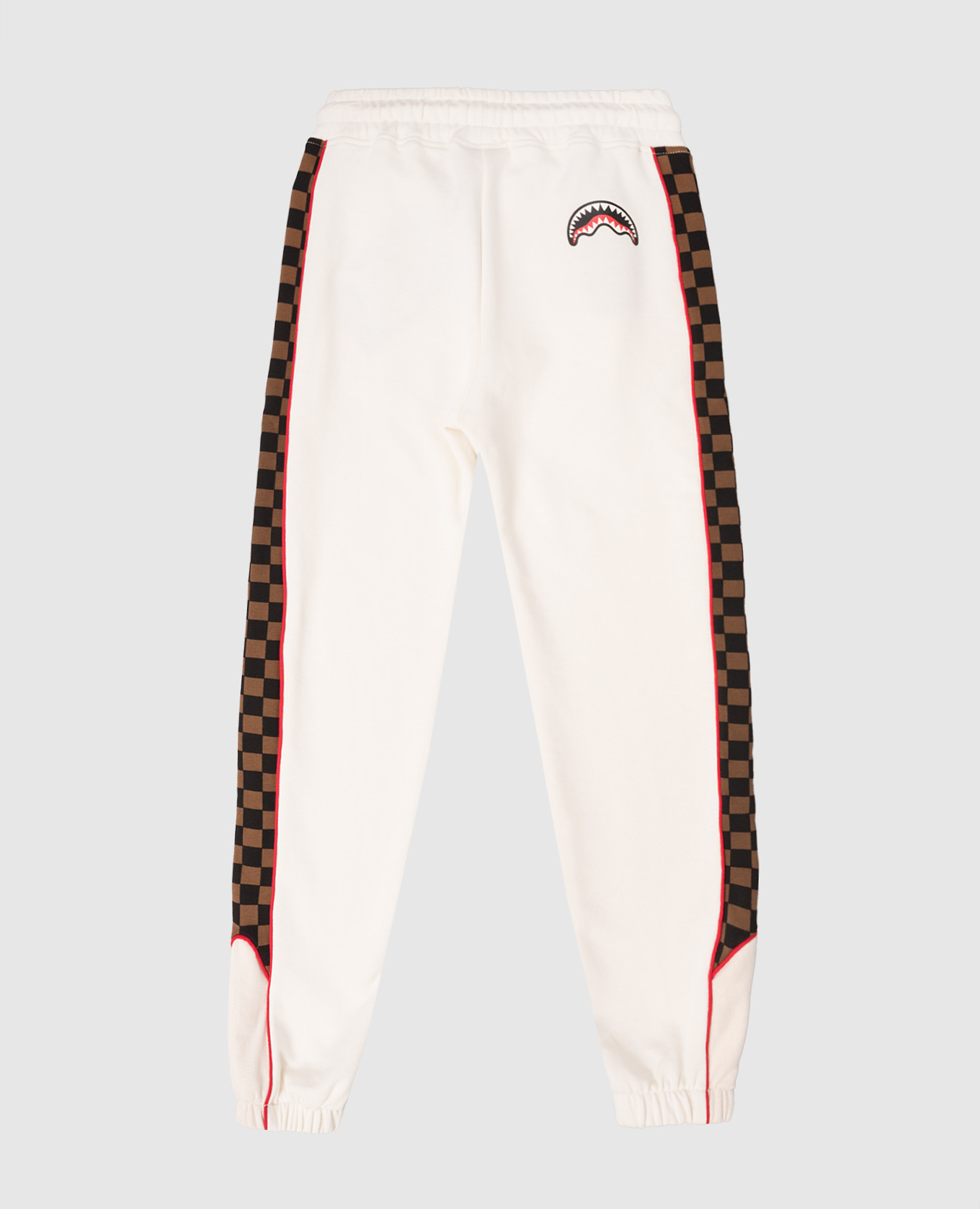 Children's beige joggers with logo Sprayground 2