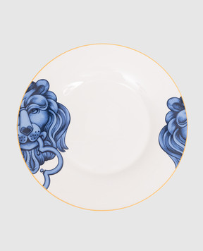 Geminiano Cozzi 1765 El Leon White Porcelain Dinner Plate TTCMI00289083