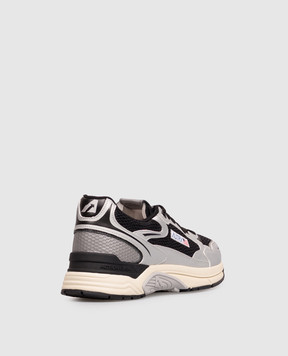 AUTRY Gray Hyperway combo sneakers HYLMMV09