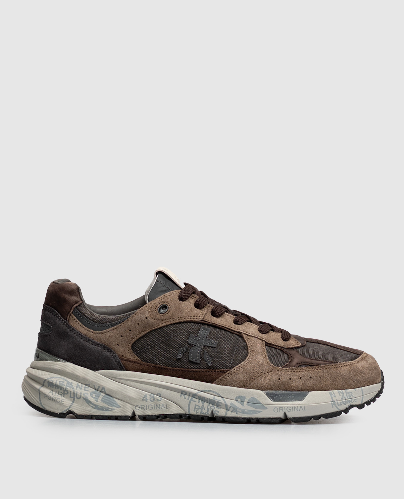 Brown combination sneakers Mase