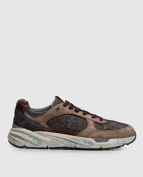 Premiata Brown combination sneakers Mase MASE25