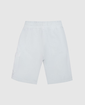Stone Island Children's blue shorts with logo L1S166200006S004068