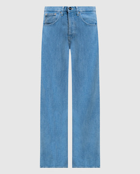 Dondup Jacklyn blue jeans with patch DP427DFE332DMB9