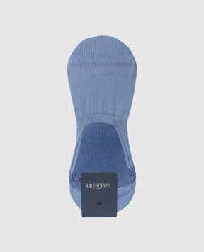 Bresciani ENNIO blue footprint socks MHE34UN3006SI