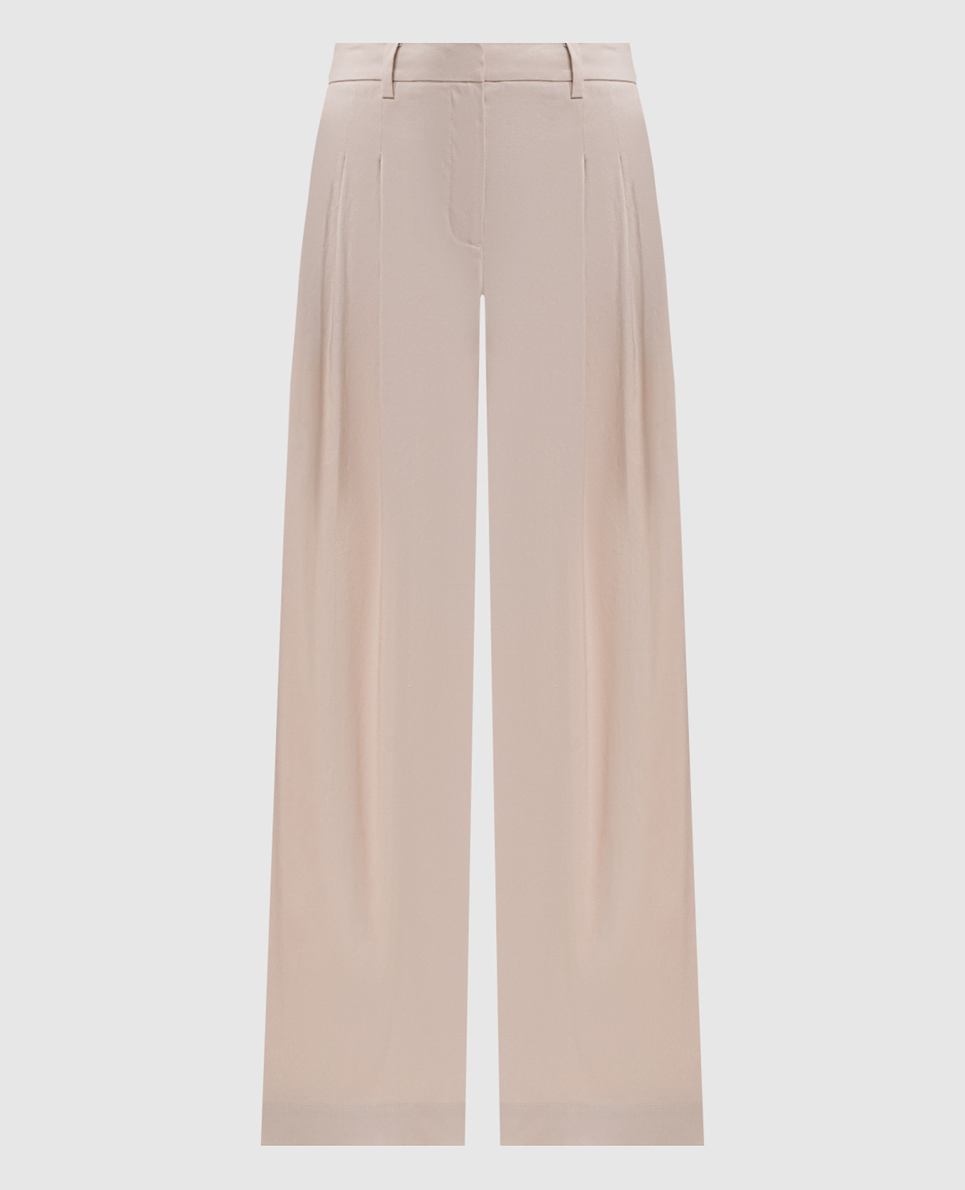 Beige Ramsey linen pants