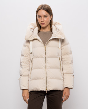 MooRER Beige down jacket GADIA GADIAOS