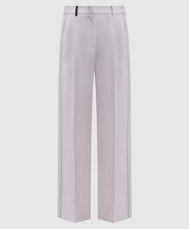 Gray wool pants