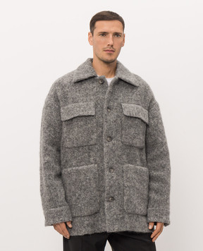 Dolce&Gabbana Gray coat with wool G9BHTTHUMS3