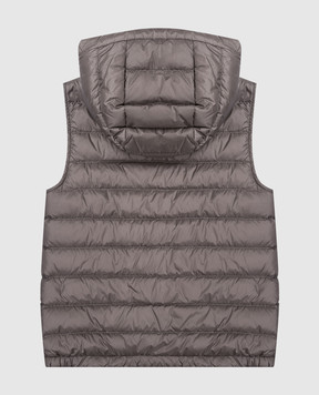 Moncler ENFANT Children's gray down vest Uzay L19541A00007597YF1214