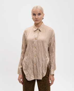 Khaite Beige Goya shirt with a reaper effect 2430466
