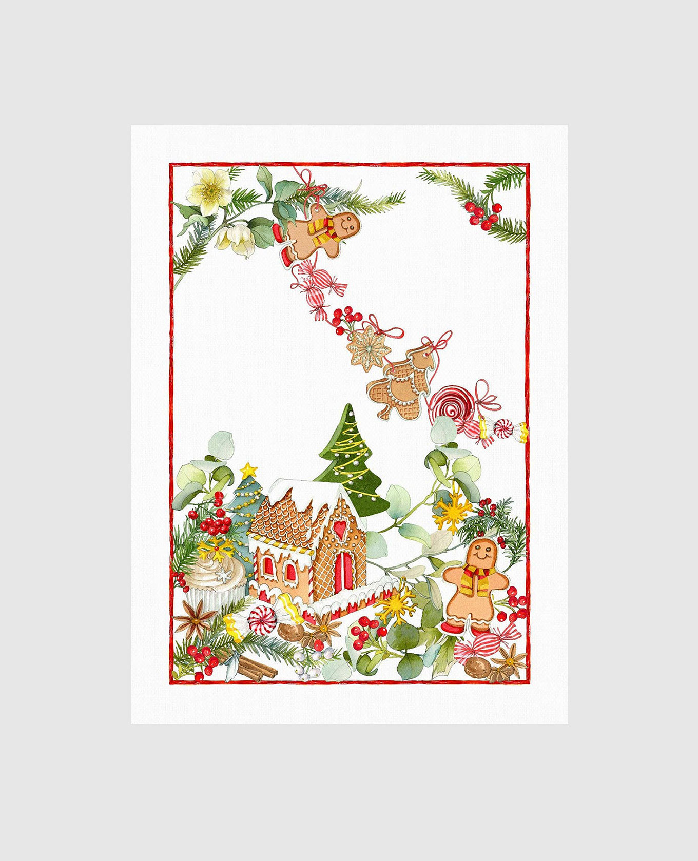 

White linen kitchen towel MARZAPEPE TESSITURA TOSCANA TELERIE