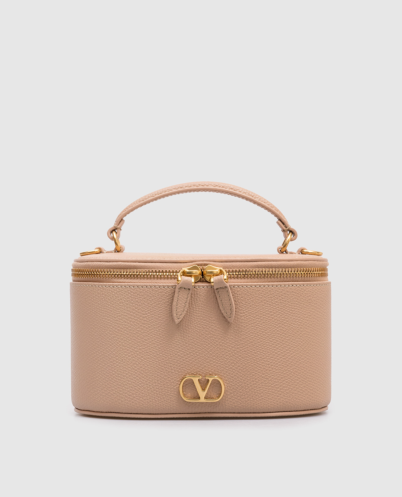 

Beige VLogo leather crossbody bag Valentino
