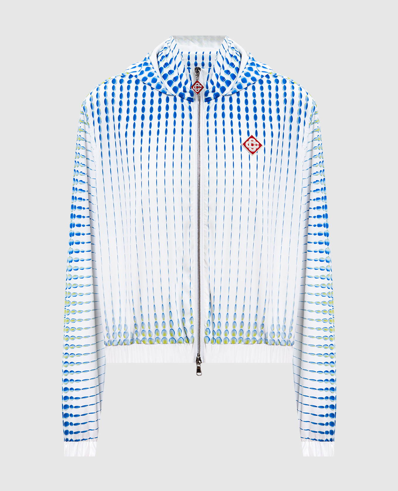 

White Dots windbreaker with emblem Casablanca