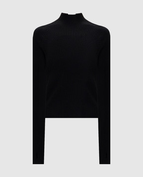 Y`S Yamamoto Black ribbed golf YVK05682