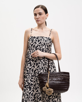 Gianni Chiarini Paloma Brown Woven Leather Tote Bag BS11371COMMPLINT