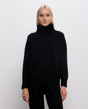 Simonetta Ravizza Black Malaga cashmere sweater F06KN73T67