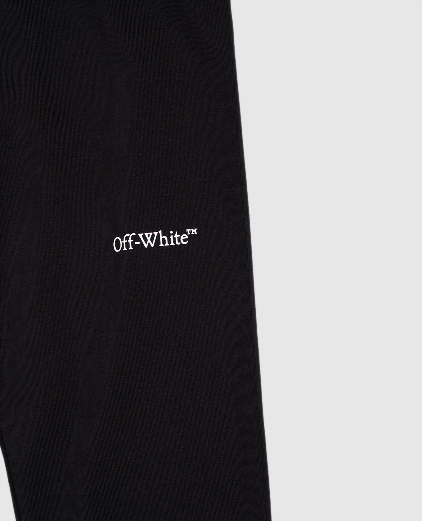 Children's black leggings with logo Off-White 3