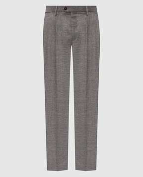 Peserico Gray wool pants R5422302732