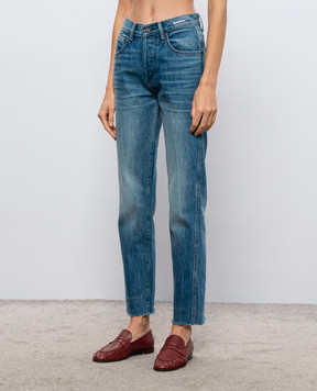 Tom Ford Blue jeans with a worn effect PAD126DEX243
