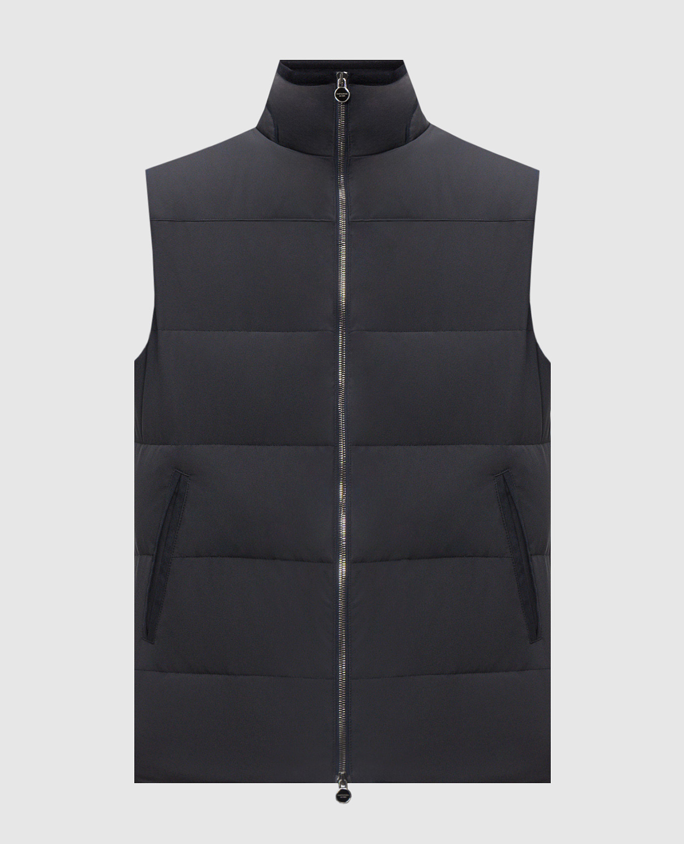Blue down vest Castangia dal 1850