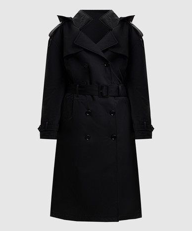 Black trench coat