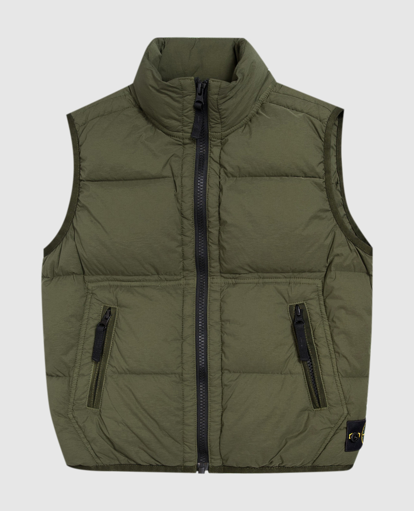 Children's green down vest