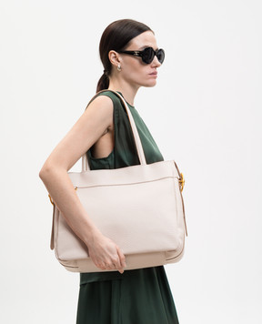 Gianni Chiarini Selena beige leather tote bag BS11773TKL