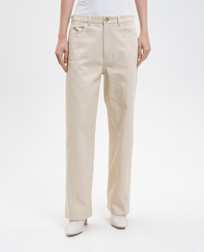 Toteme White pants 254WRB0301FB0478