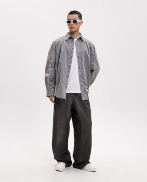 Off-White Grey denim effect trousers 44MCH05CS26D002