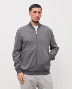 Brunello Cucinelli Grey melange sports jacket MW8639072G