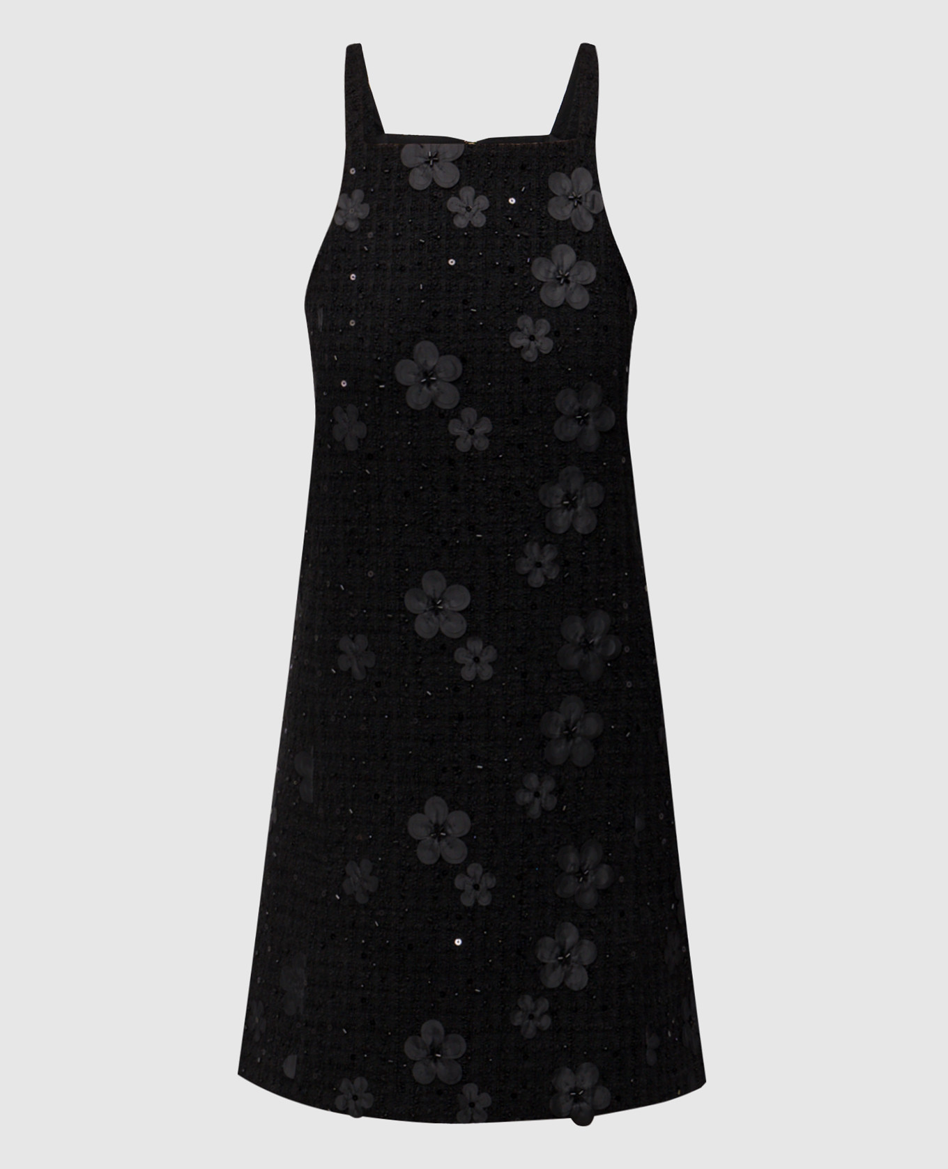 

Black mini dress with logo Twinset